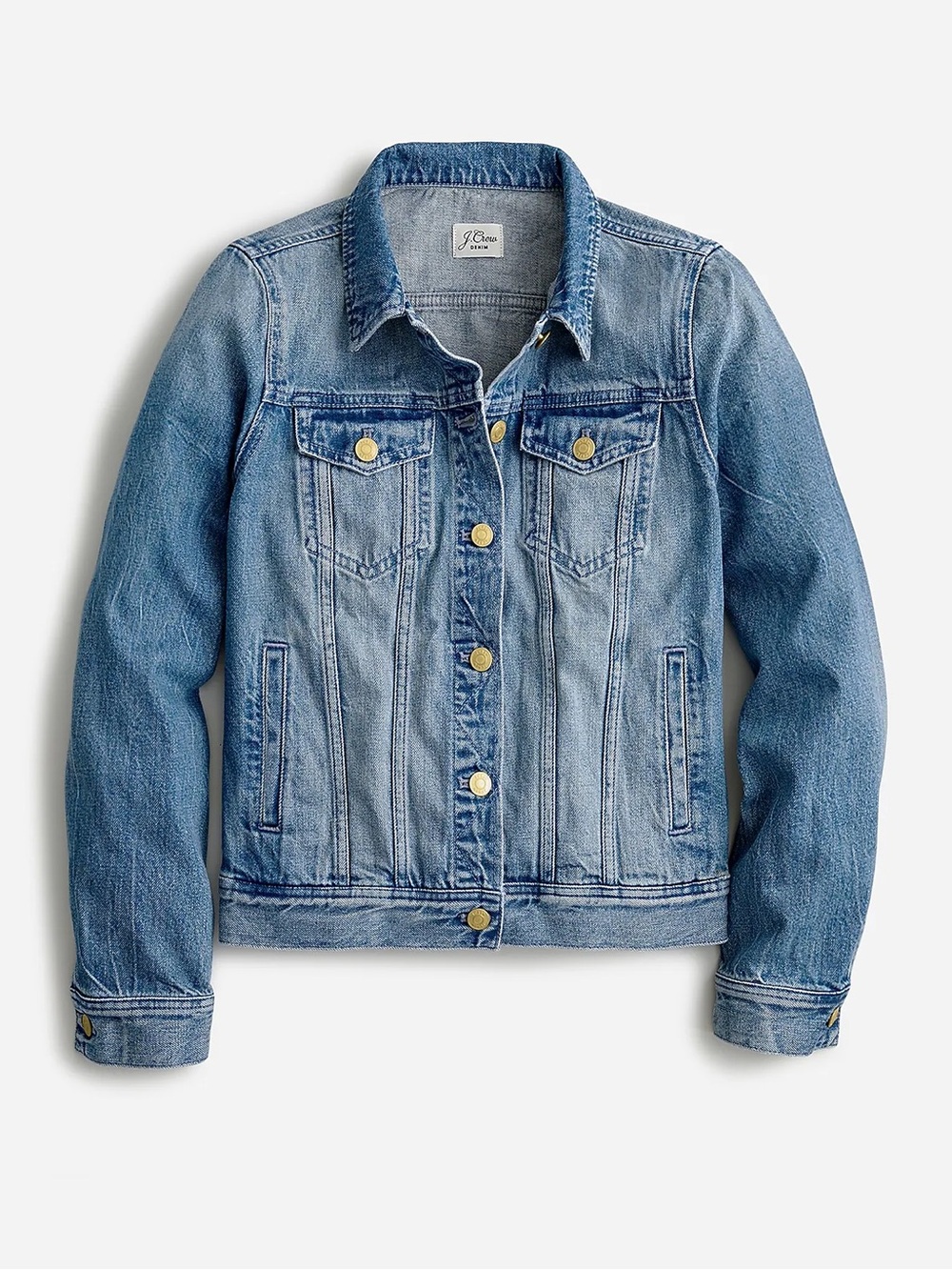 J.crew Classic denim jacket in Brilliant Day wash AI670 M